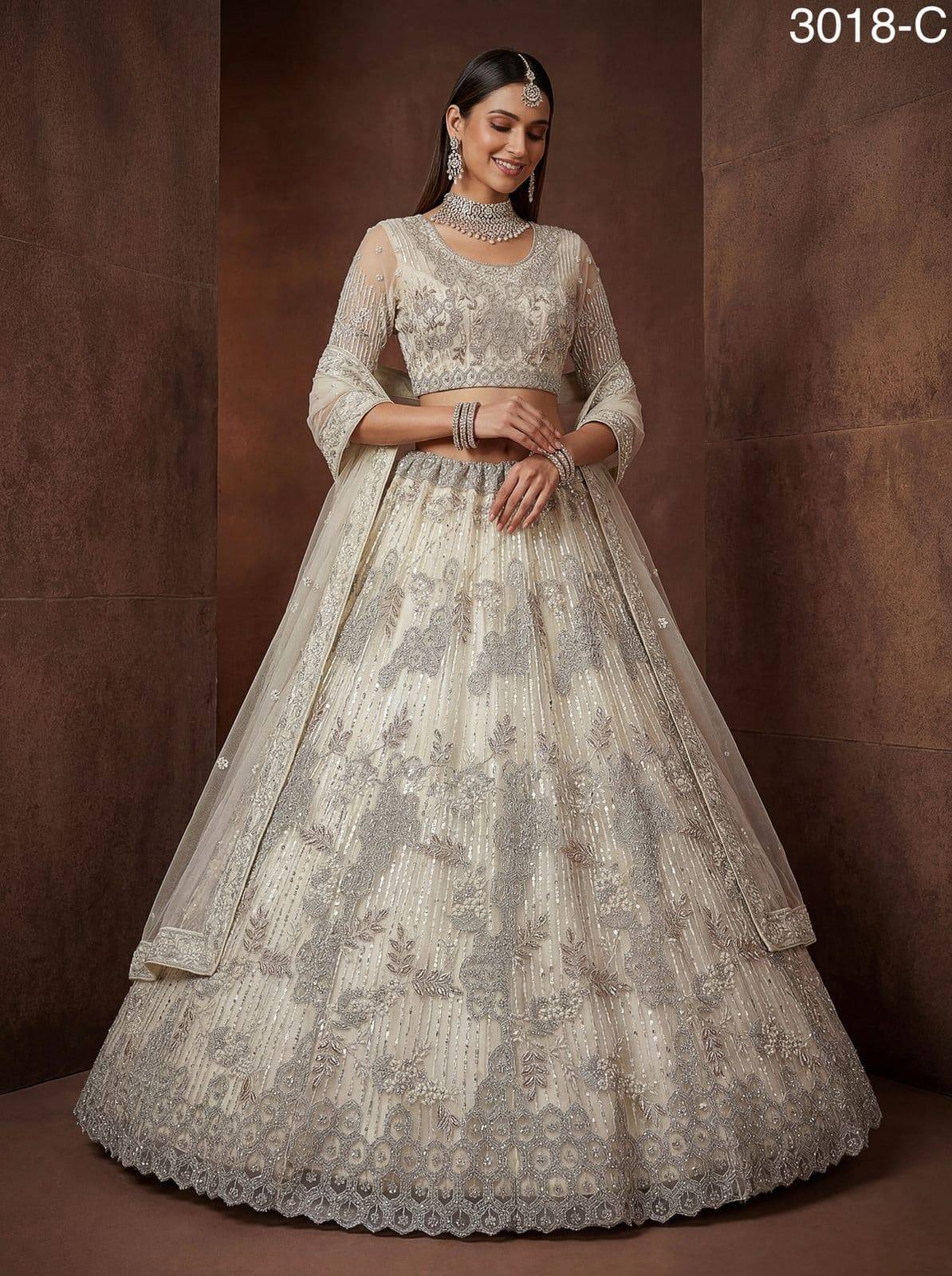 3018 BY FASHID Indian Traditional Wear Bridal Collection Beautiful Stylish Fancy Colorful Bridal Wear & Occasional Wear Fancy Lehengas At Wholesale Price